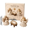 thumbnail image 1 of Christmas DIY Nativity Scene Sets for Crafts, Sewing Kit Quilted Fabric Christmas Decorations Indoor, Christmas Gifts, 1 of 8
