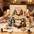 thumbnail image 1 of Christmas DIY Nativity Scene Sets for Crafts, Sewing Kit Quilted Fabric Christmas Decorations Indoor, Christmas Gifts, 1 of 6