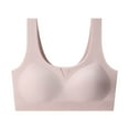thumbnail image 1 of Dreluolixuan 34b Bras for Women Seamless Wireless Bras Full Coverage Push Up Wide Straps Bralettes Breathable Everyday Underwear, 1 of 6