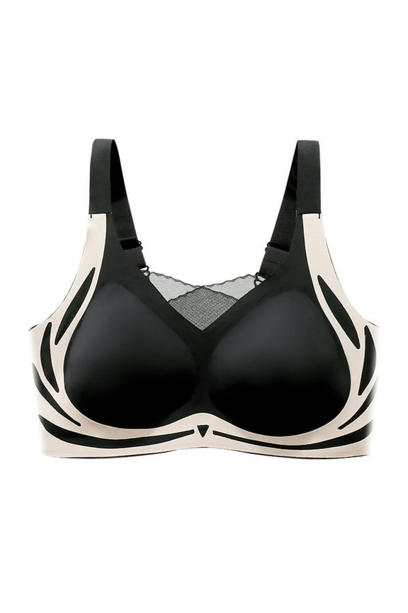 36ddd Bras for Women Lace Seamless Wireless Bras Full Coverage Push Up Spaghetti Strap Bralettes Breathable Comfortable Underwear