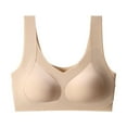 thumbnail image 1 of Dreluolixuan 38c Bras for Women Seamless Wireless Bras Full Coverage Push Up Wide Straps Bralettes Breathable Casual Underwear, 1 of 2