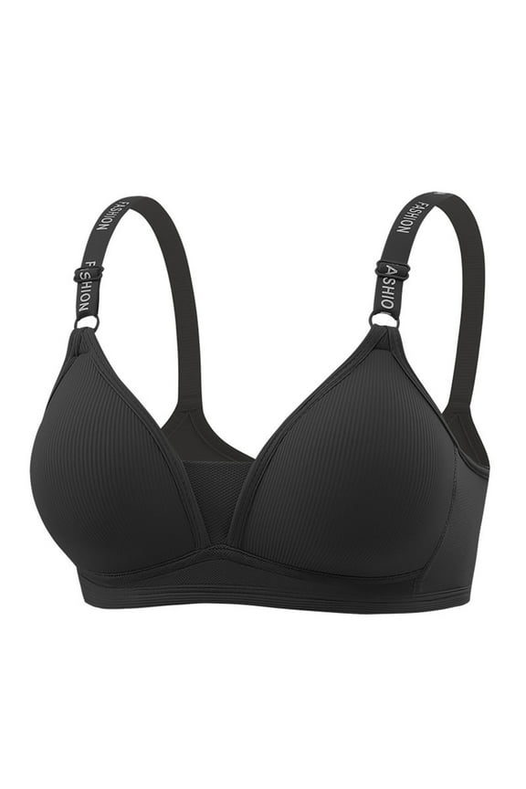 38ddd Bras for Women Wireless Bras Full Coverage Push Up Padded Spaghetti Strap Bralettes Breathable Casual Underwear