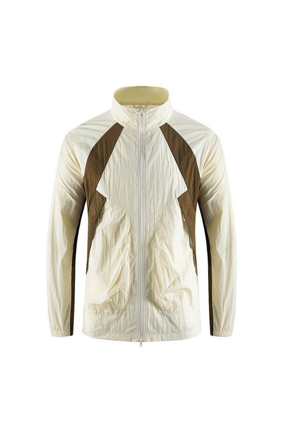 Big and Tall Shirts for Men Sun Protection UV SPF Long Sleeve Performance Quickly Dry Fishing Shirt Zipper Lightweight Tops Hiking Running Camping Tops