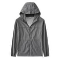 thumbnail image 1 of Dreluolixuan Casual Shirts for Men Sun Protection UV SPF Long Sleeve Performance Quickly Dry Fishing Shirt Zipper Lightweight Tops Hiking Running Work Tops, 1 of 6
