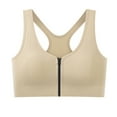 thumbnail image 1 of Dreluolixuan Cotton Sports Bras for Women Wireless Bras Full Coverage Push Up Wide Straps Sports Bralettes Breathable Everyday Underwear, 1 of 2