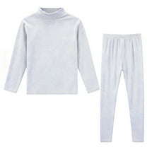 Dreluolixuan Cotton Underwear for Men Fleece Lined LeggingsTight Hunting Gear Base Layer Cotton Cold Weather Lightweight Camping Top and Bottom Sets