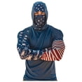 thumbnail image 1 of Dreluolixuan Fishing Sun Protection Shirts UV SPF Long Sleeve Performance Quickly Dry Fishing Shirt with Face Mask Lightweight Hoodie Jacket Hiking Running Camping Tops, 1 of 3