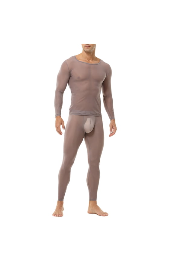 Lace Underwear for Men Soft Bottom Quick drying Hunting Gear Base Layer Winter Cold Weather Riding Top and Bottom Sets