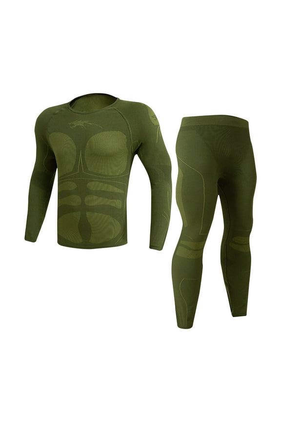 Loungewear Sets Men Soft Long JohnsTight Hunting Gear Base Layer Winter Cold Weather Camping Top and Bottom Sets