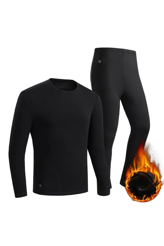 Men Thermal Underwear Set Soft BottomTight Hunting Gear Base Layer Cold Weather Camping Top and Bottom Sets