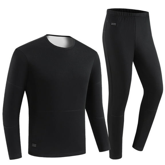 Dreluolixuan Mens Thermal Underwear Set Soft Long Johns Hunting Gear Base Layer Winter Cold Weather Camping Top and Bottom Sets
