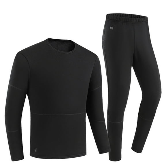 Dreluolixuan Mens Thermal Underwear Soft BottomTight Hunting Gear Base Layer Winter Cold Weather Riding Top and Bottom Sets