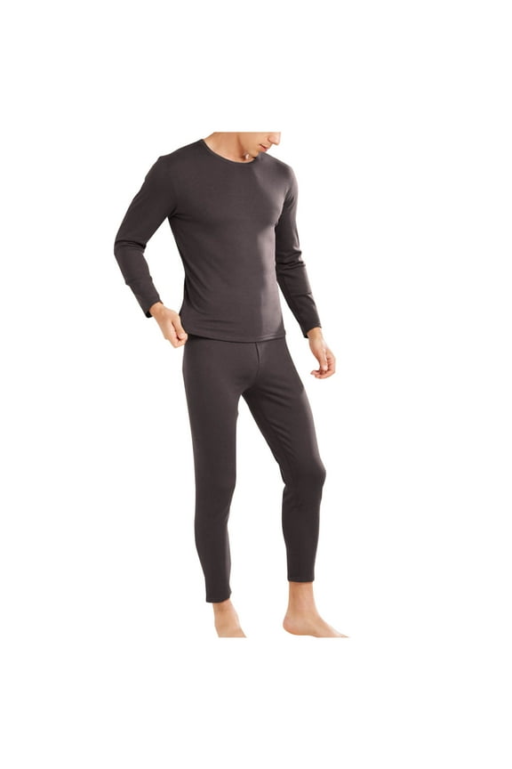 Mens Thermal Underwear Soft Long JohnsTight Hunting Gear Base Layer Cold Weather Camping Top and Bottom Sets