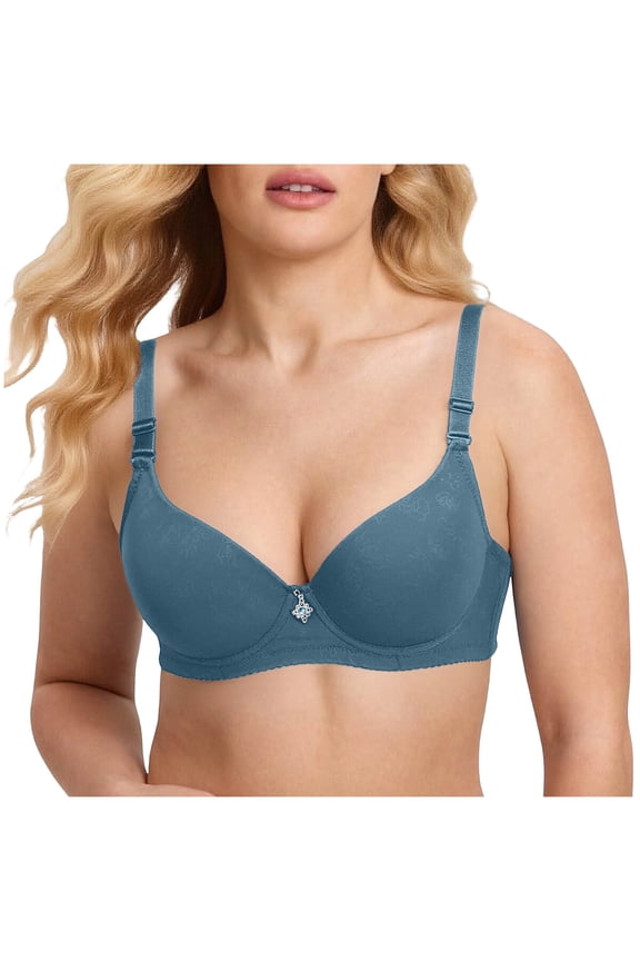 Padded Sports Bras for Women Bras Full Coverage Push Up Spaghetti Strap Bralettes Breathable Comfortable Underwear