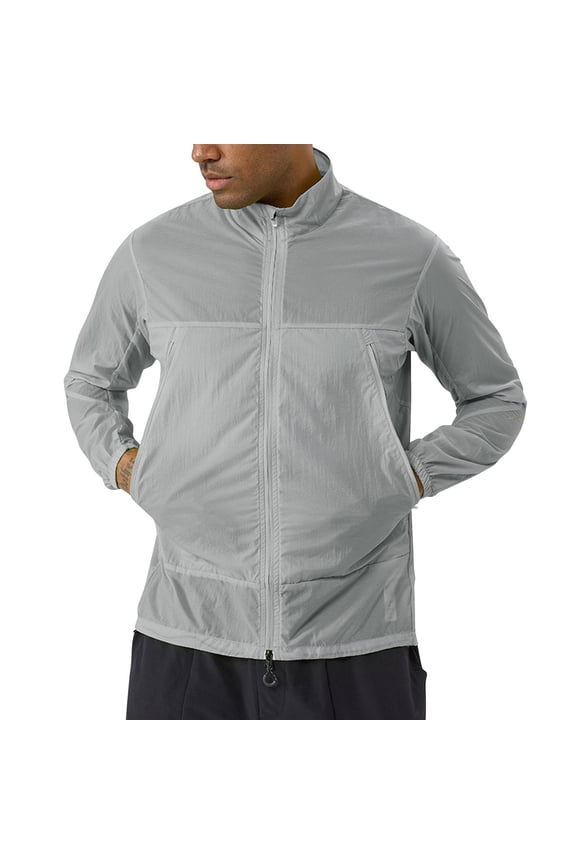 Shirts for Men Sun Protection UV SPF Long Sleeve Performance Quickly Dry Fishing Shirt Lightweight Tops Hiking Running Travel Tops