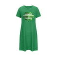 thumbnail image 1 of Dreluolixuan St. Patrick's Day Nightgowns for Women Plus Size Loose Nightgown Crew Neck Short Sleeve Sleep Dress Graphic Soft Sleepwear, 1 of 2