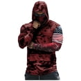 thumbnail image 1 of Dreluolixuan Sun Protection Shirts for Men Long Sleeve UV SPF Performance Quickly Dry Fishing Shirt with Face Mask Lightweight Hoodie Jacket Hiking Running Work Tops, 1 of 3