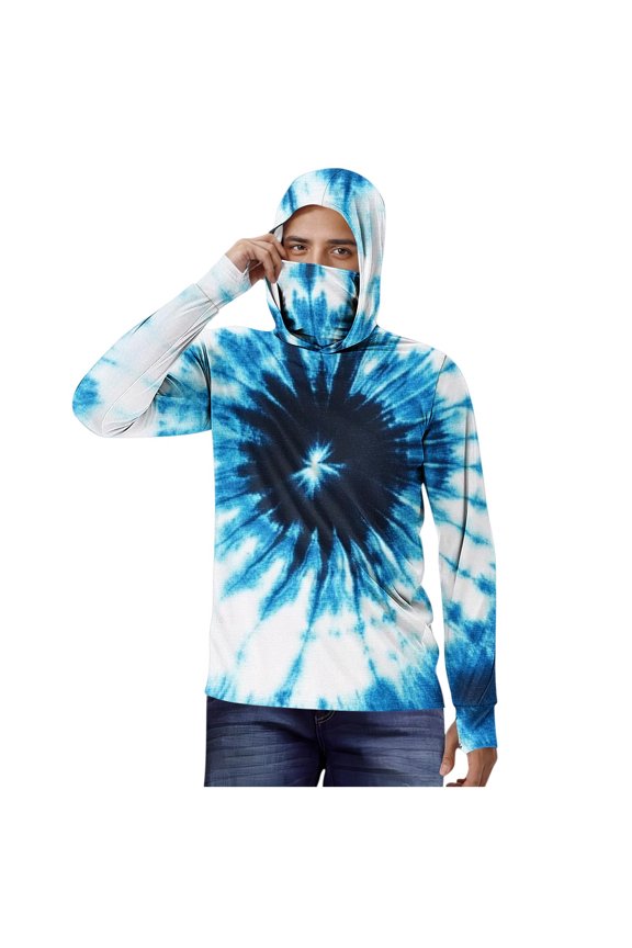 Sun Shirt Mens Long Sleeve Sun Protection UV SPF Performance Quickly Dry Fishing Shirt Graphic Lightweight Tops Hiking Running Travel Tops