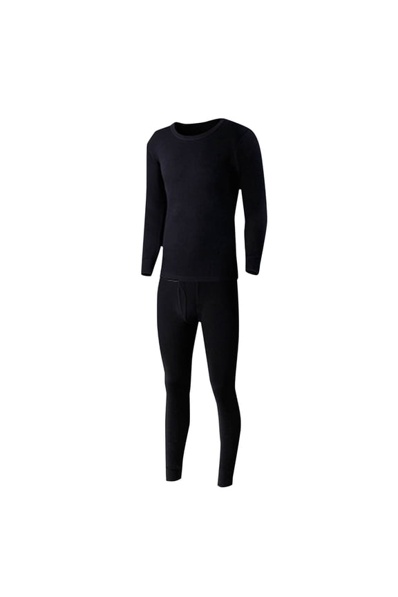 Thermal Underwear for Men Soft BottomTight Hunting Gear Base Layer Cotton Cold Weather Lightweight Camping Top and Bottom Sets