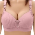 thumbnail image 1 of Dreluolixuan Wireless Push up Bras for Women Plus Size Supportive Bras Full Coverage Padded Spaghetti Strap Bralettes Breathable Casual Underwear, 1 of 8