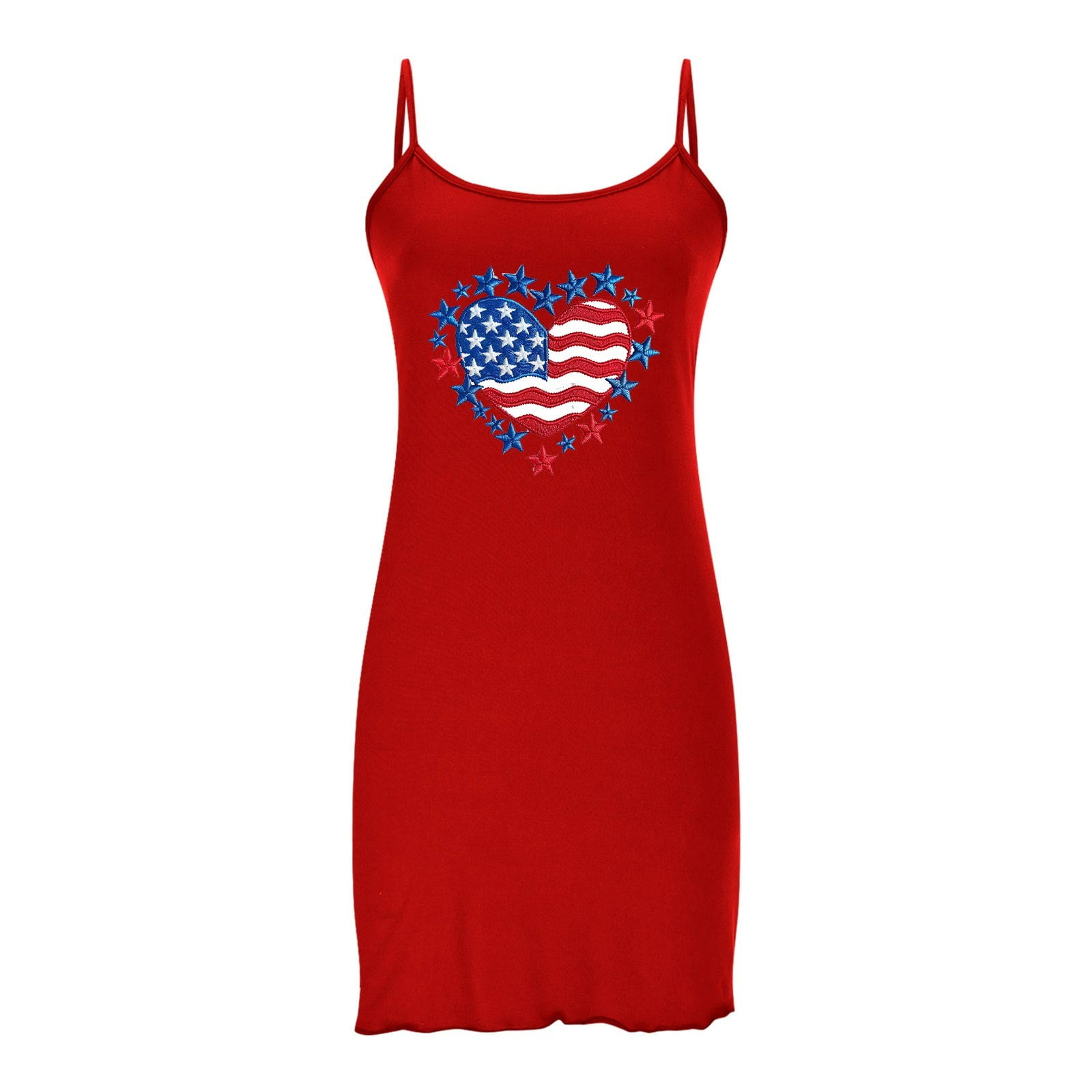 Dreluolixuan Womens Pajamas Holiday Stars and Stripes Short Lightweight ...