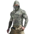 thumbnail image 1 of Dreluolixuan Workout Shirts for Men Sun Protection UV SPF Long Sleeve Performance Quickly Dry Fishing Shirt with Face Mask Lightweight Hoodie Jacket Hiking Running Casual Tops, 1 of 9