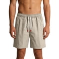 thumbnail image 1 of Dreluolixuan Wrangler Shorts for Men Strecthy Drawstring Plus Size Zip Cargo Pants Lightweight Workout Trousers with Pockets, 1 of 9