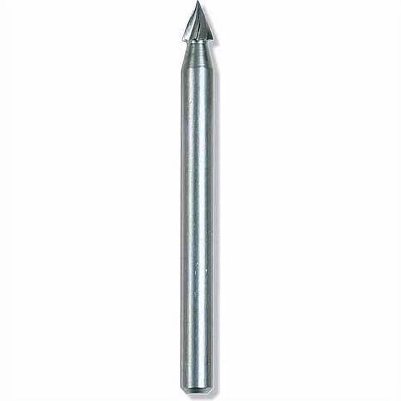 Dremel 118 1/8 inch Pointed Cone High Speed Cutter for Wood, Plastic, and Soft Metals