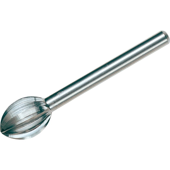 Dremel 124 Rotary Tool Accessory Carving Bit- Perfect for Wood, Plastic, and Soft Metals, Gray
