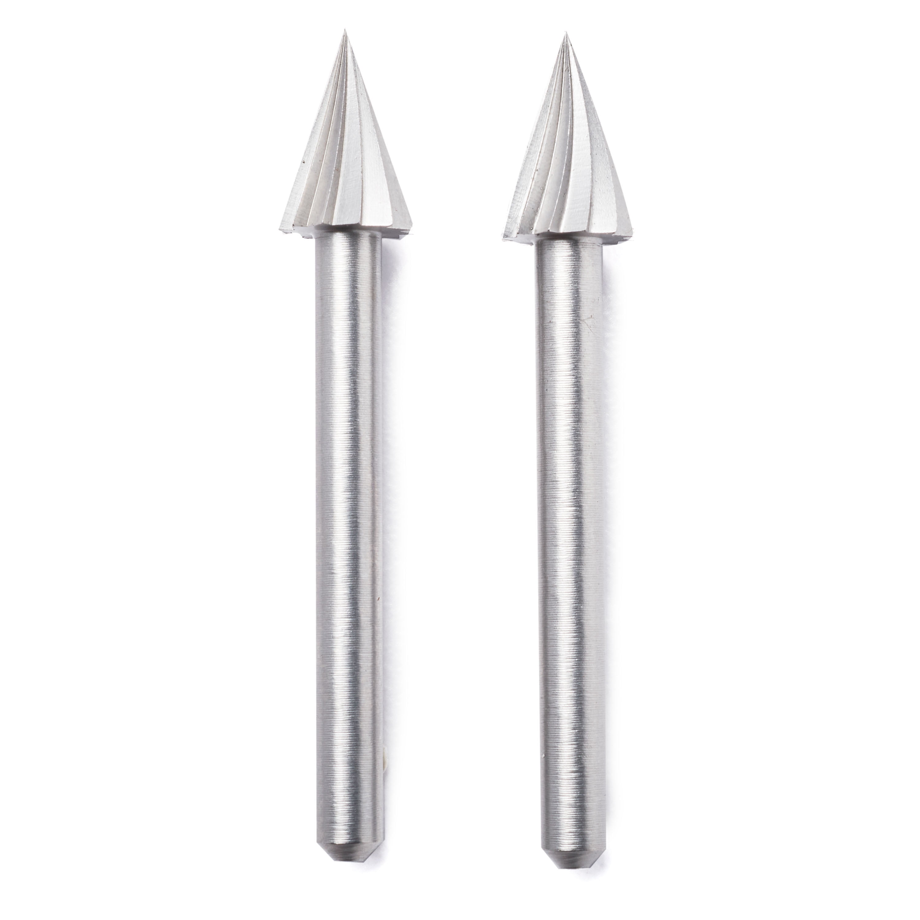 Dremel 1/4 in. Rotary Tool Pointed Triangle-Shaped High Speed Accessory for  Wood, Plastic and Soft Metals (2-Pack) 125 - The Home Depot