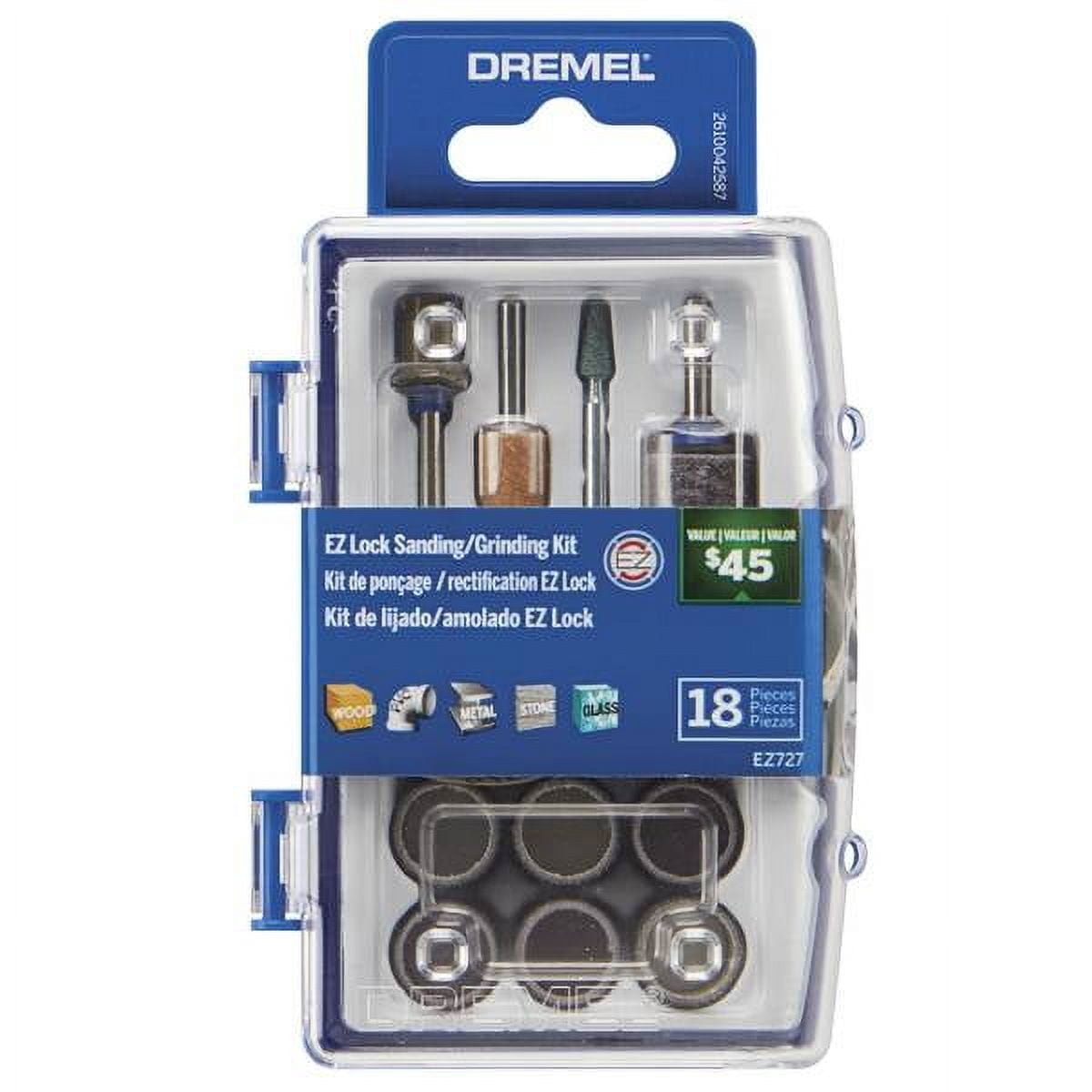 18-Piece EZ Lock Sanding and Grinding Rotary Accessory Micro Kit