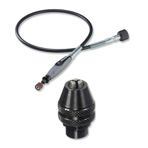 Dremel 225-02 Flex-Shaft Attachment with 4486 Keyless Chuck