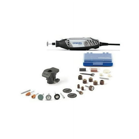 Dremel 3000-1/24 Variable Speed Black Rotary 24-Piece Tool Kit With Storage Case