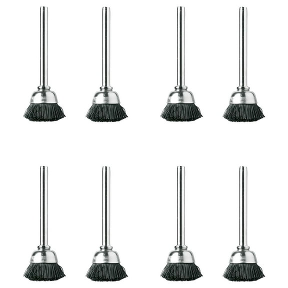 Dremel 404-02 2pcs 1/2" Diameter Nylon Bristle Brushes for Rotary Tools (4-Pack)