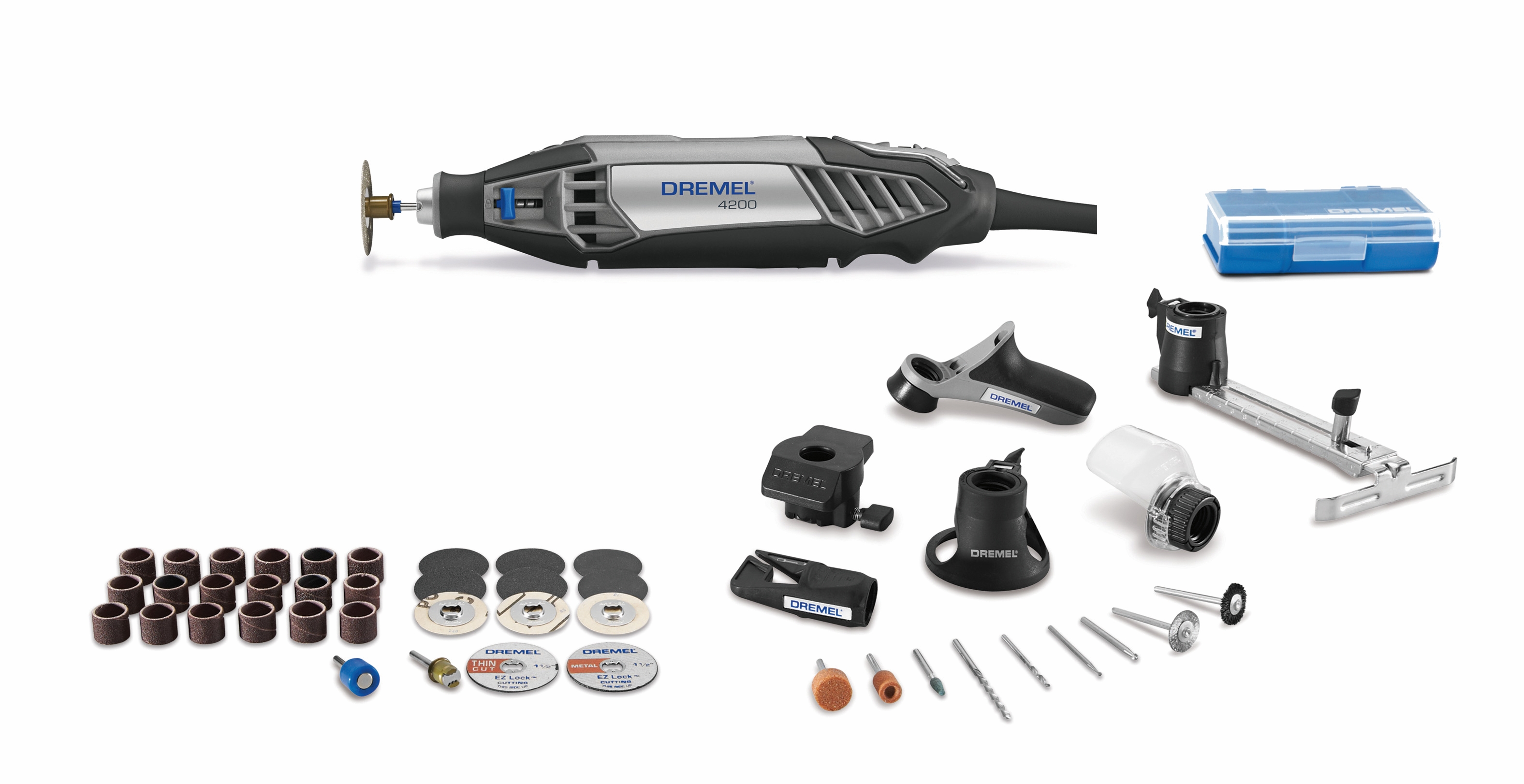Dremel 4200-4/36 1.6 Amp Corded Variable Speed Rotary Tool Kit with 41 Accessories and 4 Attachments - image 1 of 8