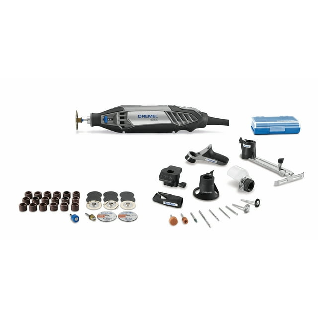 Dremel 4200-4/36 1.6 Amp Corded Variable Speed Rotary Tool Kit with 41 Accessories and 4 Attachments