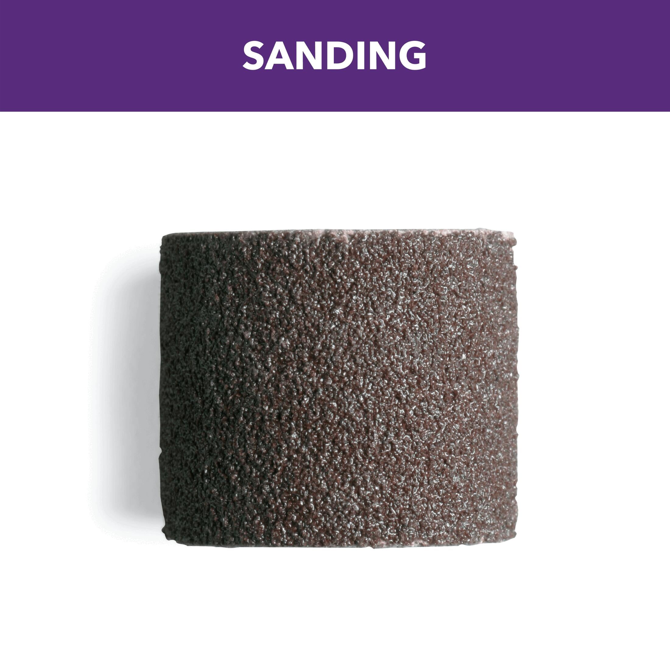 Dremel 432 Fine (120 Grit) Sanding Bands Rotary Tool Accessory, 1/2" Drum Compatible, 6 Pack