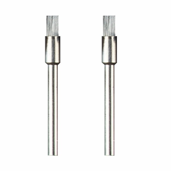 Dremel 443-02 1/2 In. Carbon Steel Brushes (2 Pack)