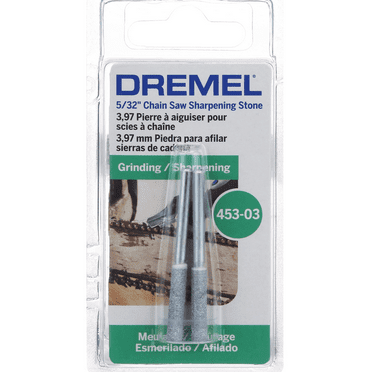 Dremel 453-03 5/32" Textured Steel Grinding and Sharpening Stone Rotary Tool Accessory Bits, 2 Pack