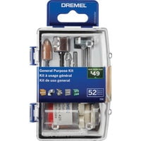 Dremel 52-Piece General Purpose Rotary Tool Accessory Kit - Pack of 12 Bulk Value Case