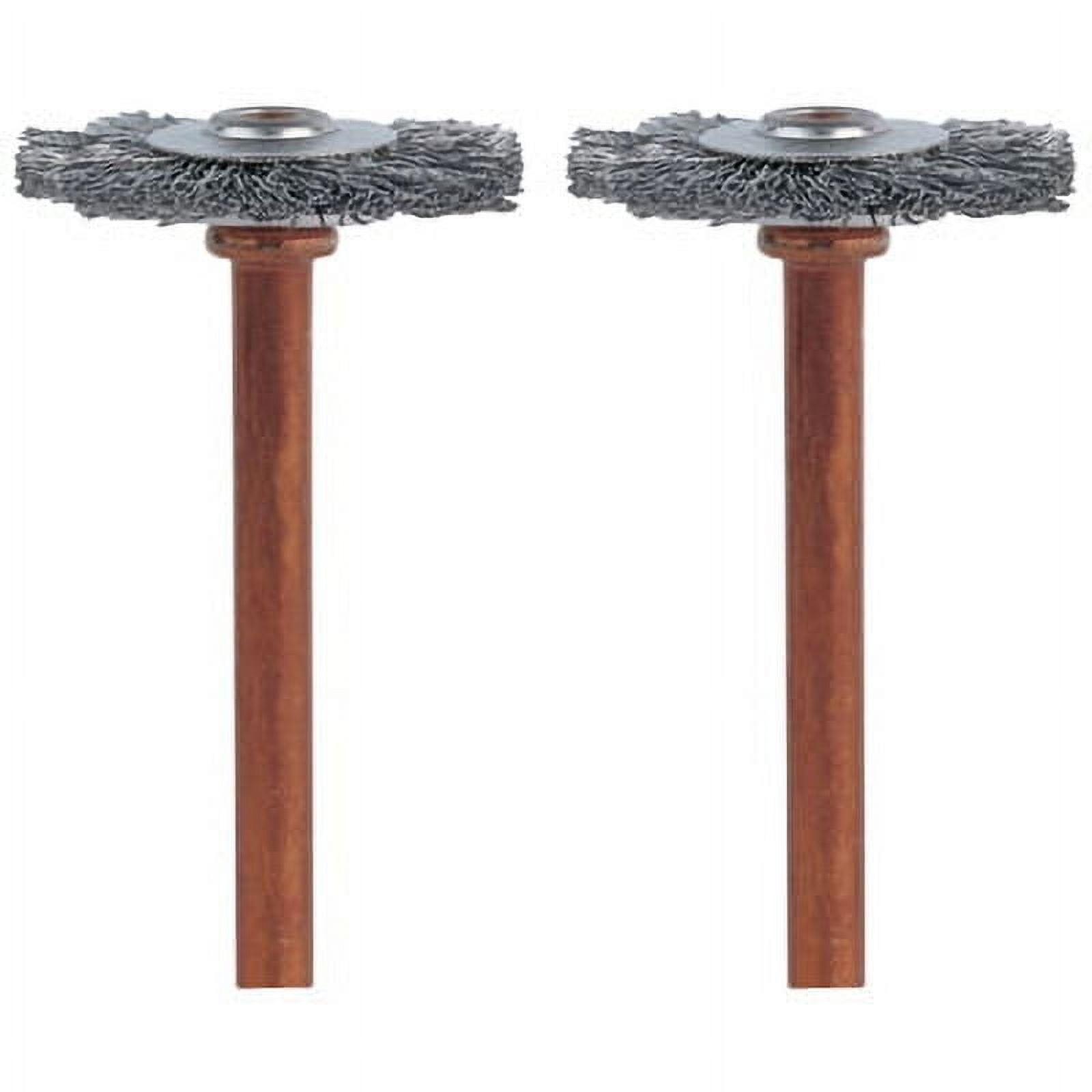 Dremel 530-02 3/4" Diameter Stainless Steel Brushes for Rotary Tools 2 Pack