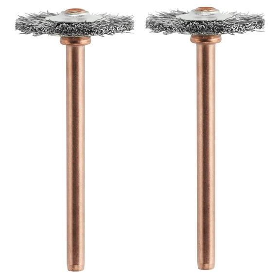 Dremel 530-02 3/4 inch Stainless Steel Brush for Rotary Tools, 2-Pack