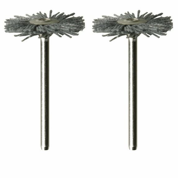 Dremel 538-02 1 In. Silicon Carbide Impregnated Nylon Brushes (2 Pack)