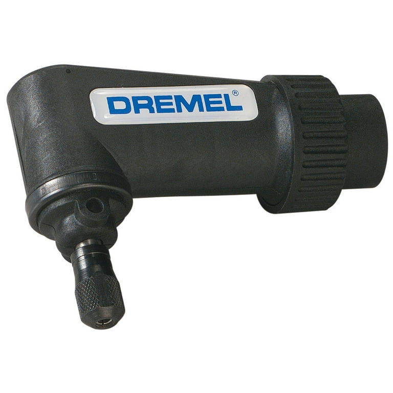 Dremel 575 4 inch Right Angle Attachment for Rotary Tools, Angle Drill  Attachment, Black 