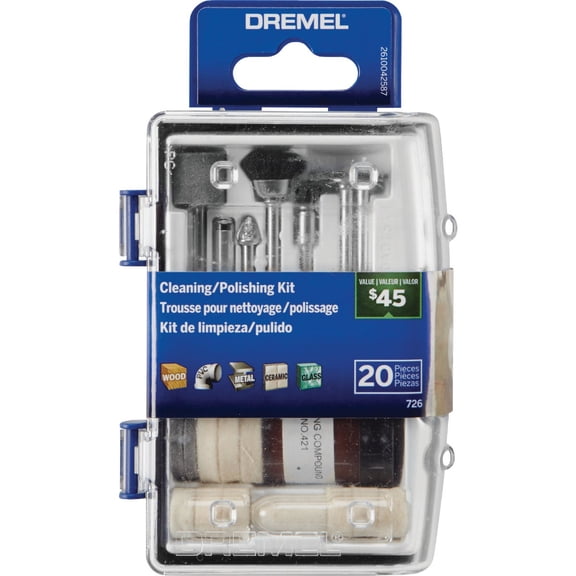 Dremel 726-01 20-Piece Cleaning/Polishing Accessory Micro Kit
