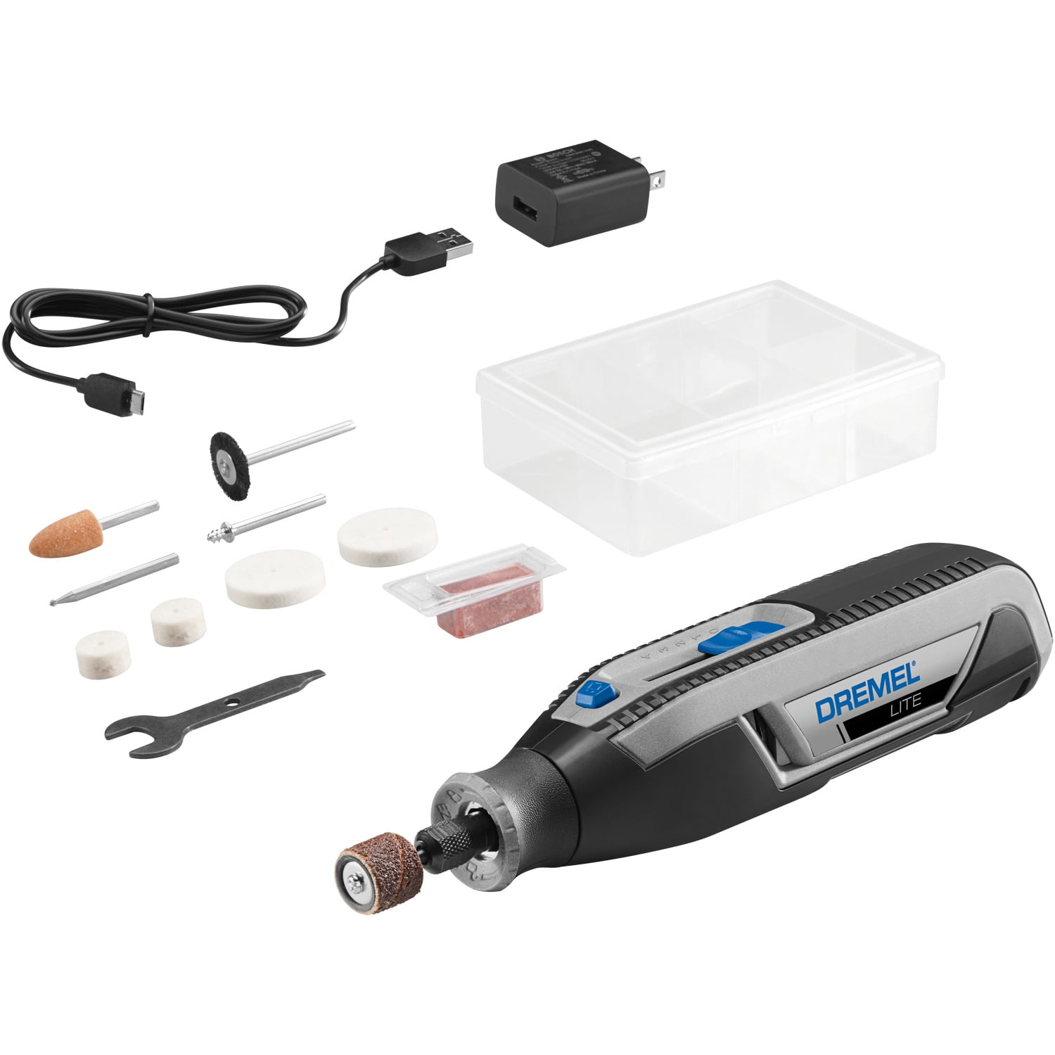 Dremel A679-03 Rotary Tool Sharpening Kit, 3 Attachments and 4 Accessories