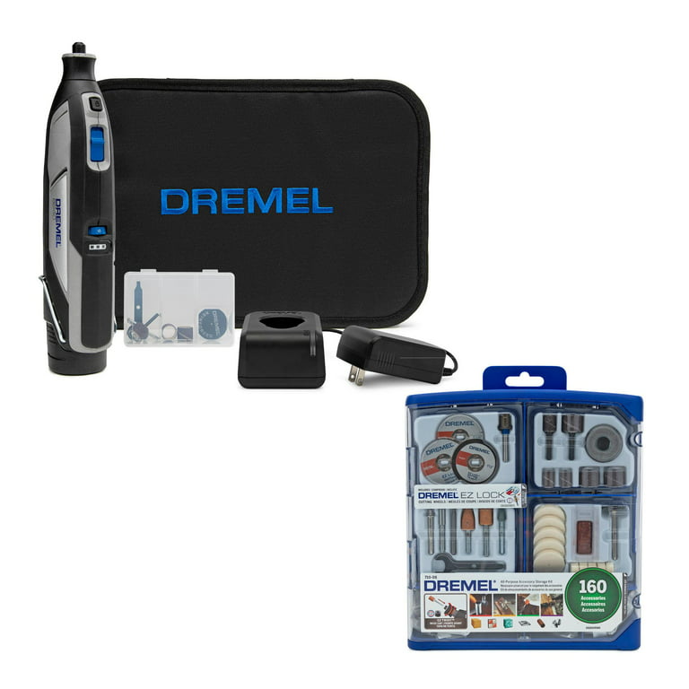 Dremel 8240 12V Quiet Cordless Rotary Tool with All-Purpose Accessory Kit