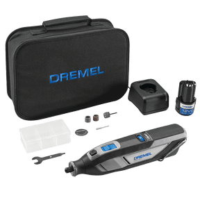 Dremel 8240-5 12V-Cordless Variable Speed Rotary Tool, 2Ah Li-Ion Battery with 5 Accessories, & Dremel Soft Case