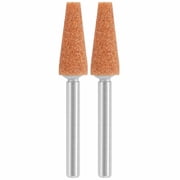 Dremel 953 1/4 inch Aluminum Oxide Pointed Cone Shaped Grinding Stone, 2-Pack