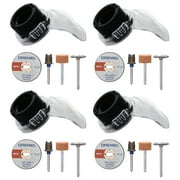 Dremel A550 2615A550AB Rotary Tool Shield Attachment Kit for Tool Models 3000 & 4000 4-Pack